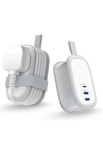 GENERAL Travel Power Strip, USB C Extension Cord, 1 Outlet 3 USB Ports, 3250W...