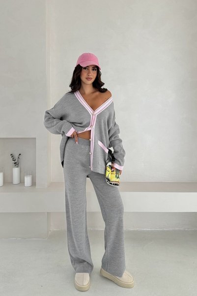 Noi Belis Set de tricotaje oversize cu buzunar, AW25AU0022