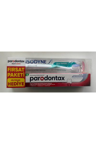 Parodontax Whitening Toothpaste 75 ml + Toothbrush (extra soft)