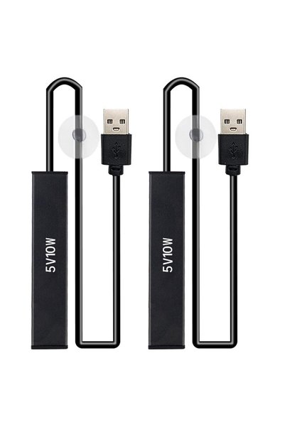 NALACAL سخان حوض السمك، قضيب تسخين USB قابل للتعديل مع أكواب شفط، سخان لحوض ا...