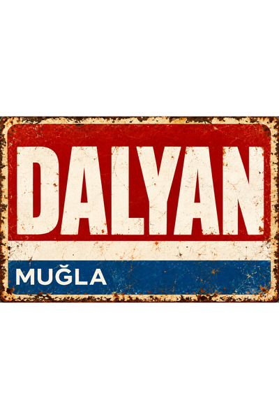 Lucena Dalyan Muğla – Decorațiune de perete vintage din metal, în stil retro,...