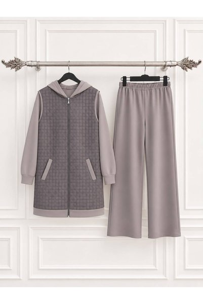 asyadabutik Women's Quilted Vest 3-Piece Set