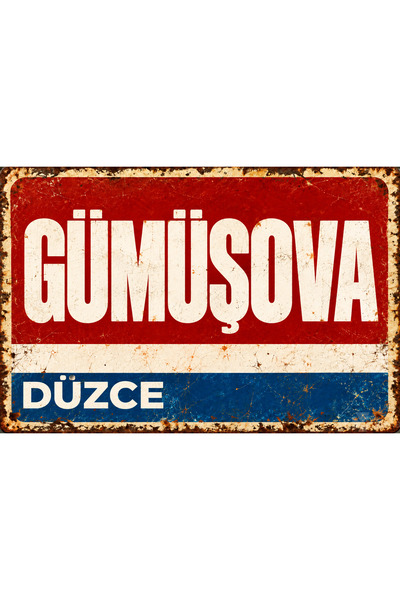 Lucena Tablou de perete din metal în stil retro-vintage Gümüşova Düzce, cu de...
