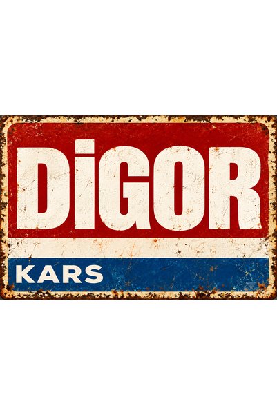 Lucena Digor Kars – Tablou decorativ de perete din metal în stil retro-vintag...