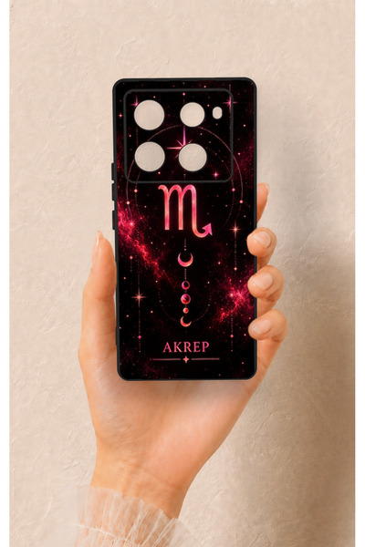 Vip Case Infinix Note 40 Pro Compatible Scorpio-Themed Patterned Silicone Case