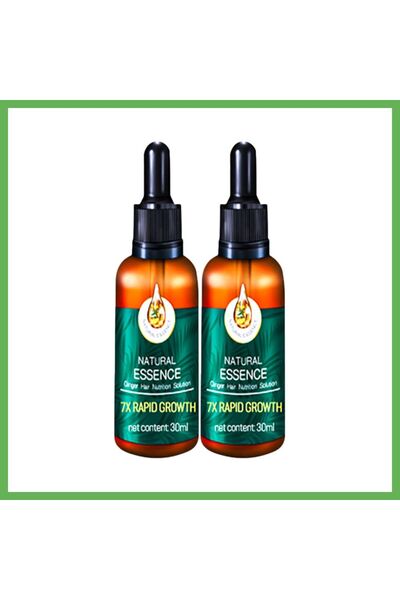TheGencoo Hair and Beard Serum, 2 x 30 ml, for Long, Nourished, Shiny Hair GEN01