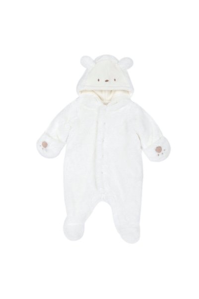 Chicco Salopeta bebe din blana artificiala, Alb, 00293-69MFCI