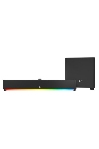 Rampage Rm-1 Soundwave Plus Siyah Total 64W 16V-4.06A Bt+Usb+Aux+Tf Kartlı Gaming Soundbar Speaker