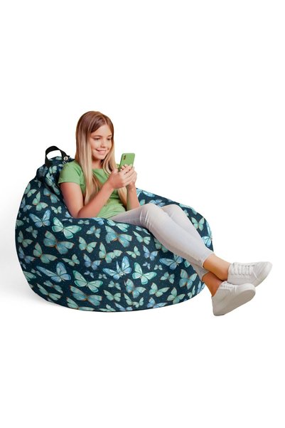 Updeco Fotoliu Puf Bean Bag tip Para L, impermeabil, indoor/outdoor, sac inte...