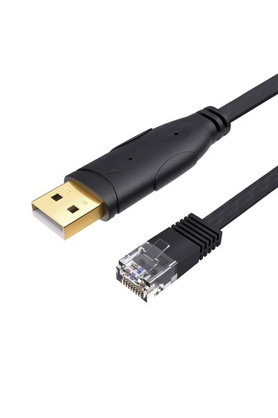 GENERAL كابل USB من CableCreation بطول 6 أقدام مع محول تسلسلي من USB إلى RJ45