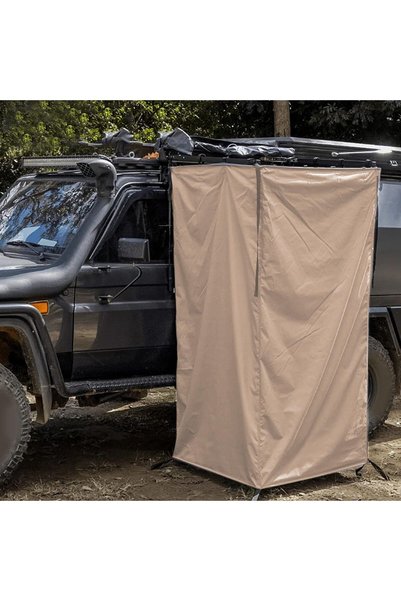 GENERAL Awning Shower Tent, 100x100x180cm Car Side Shower Room, Foldable Port...