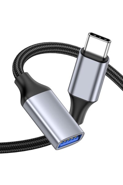 GENERAL كابل USB أنثى إلى USB-C ذكر