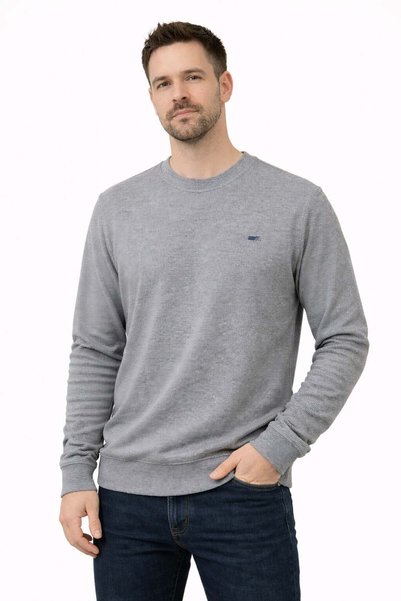 ModaPlaza Men's Long-Sleeve Crew Neck Relaxed-Fit Sweatshirt