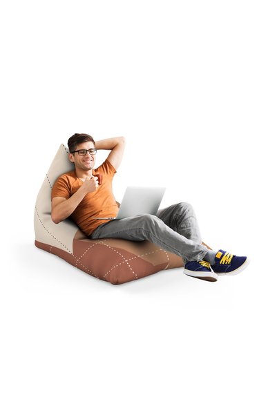 Updeco Fotoliu Puf Bean Bag tip Lounge, sac interior, impermeabil, indoor/out...