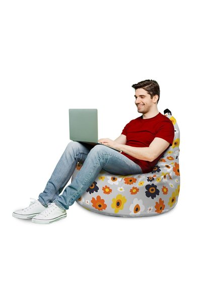 Updeco Fotoliu tip bean bag Big Chill, impermeabil, pentru interior/exterior,...