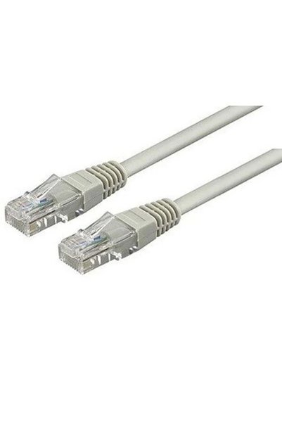 ODS 0.3m CAT6 Utp LSZH Saf Bakır Gri Patch Kablo (20'li Paket)