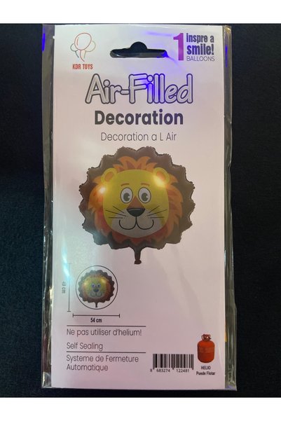Aslan desenli folyo balon 54cm