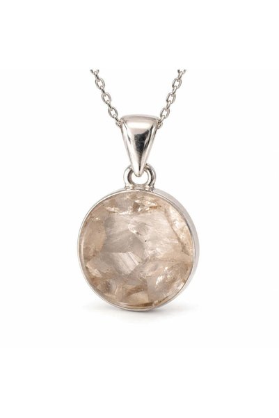 craftmystic Colier cu Cuarț de Manifestare , rotund, 21 mm, Argint 925