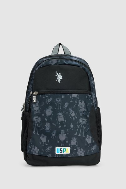 U.S. Polo Assn. حقيبة مدرسية متعددة الألوان للأولاد، موديل 50330770-999.