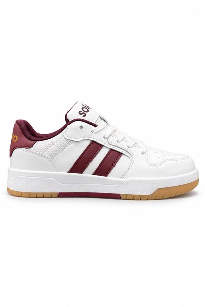 SOLERO Entrix Rahat Tabanlı, Şerit Detaylı, Günlük Unisex Sneaker Spor Ayakkabı