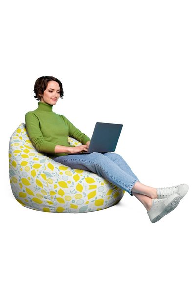 Updeco Fotoliu Puf Bean Bag tip Para XL, impermeabil, indoor/outdoor, sac int...