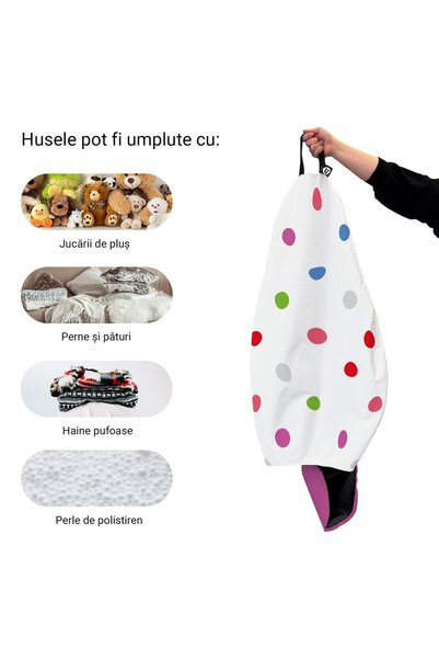 Updeco Husa exterioara Puf Bean Bag tip Para XL, fara umplutura, impermeabil,...