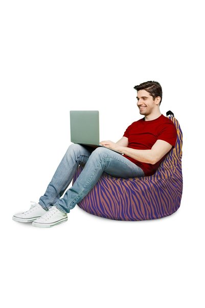 Updeco Fotoliu Puf Bean Bag tip Big Chill, impermeabil, pentru interior/exter...