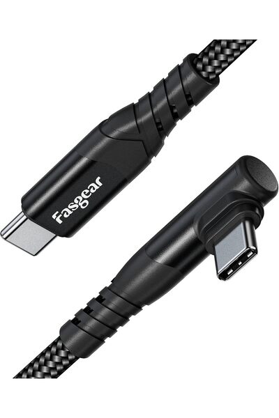 Fasgear كابل USB C إلى USB C، 60 واط، من النوع C إلى النوع C (10 أقدام/3 متر،...