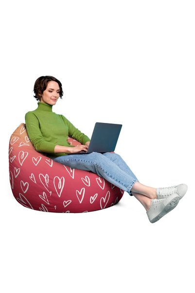 Updeco Fotoliu Puf Bean Bag tip XL, impermeabil, interior/exterior, sac inter...