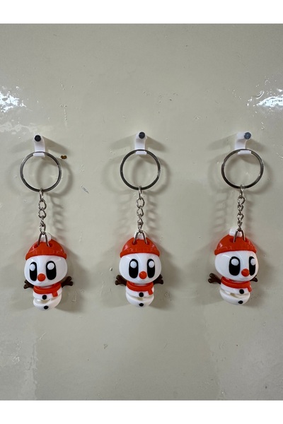 mercek filament Set of 3 Decorative Keychains—Multi-Keychain Pack