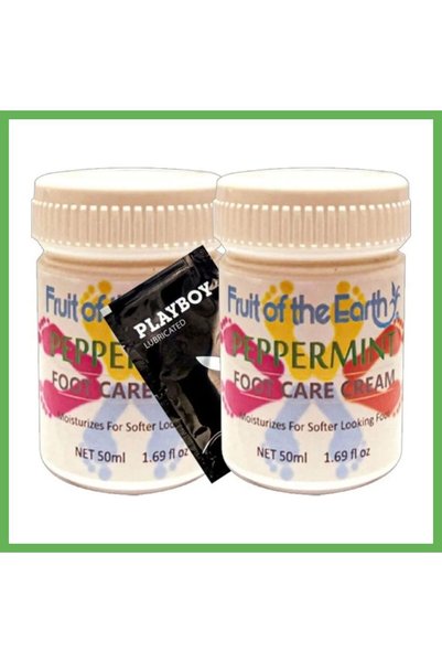 TheGencoo Peppermint Foot and Odor Care Cream, 2-Pack (50 ml) + 1 Free Gel GEN01