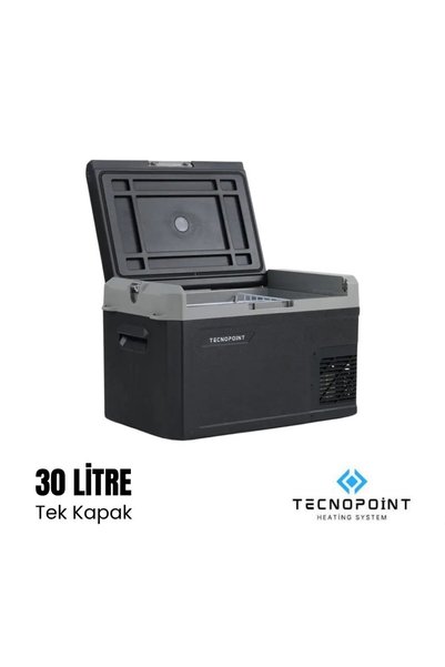 tecnopoint TC21-07 Tek Kapaklı Araç İçi Portatif Buzdolabı 30 Litre 12v-24v