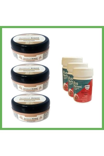 TheGencoo Three Brand Albanian Cream (3 pieces) + Russian Ointment (50 ml, 3 ...