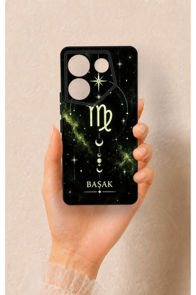 Vip Case Tecno Caman 20 Pro 5G-Compatible Virgo-Themed Patterned Silicone Case