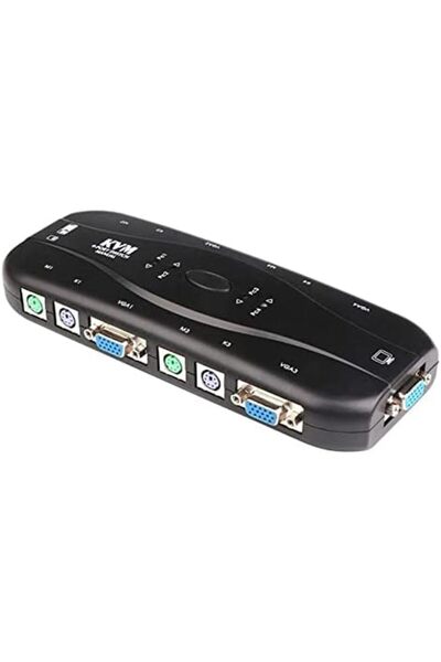 HANEL 4 Port kvm switch 4 port ps2 kvm switch