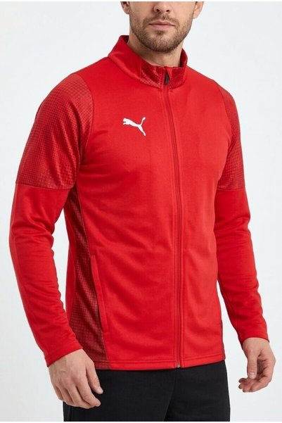 Puma Jachetă de antrenament sportivă cu glugă, croială lejeră