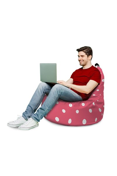 Updeco Fotoliu Puf Bean Bag tip Big Chill, impermeabil, indoor/outdoor, sac i...