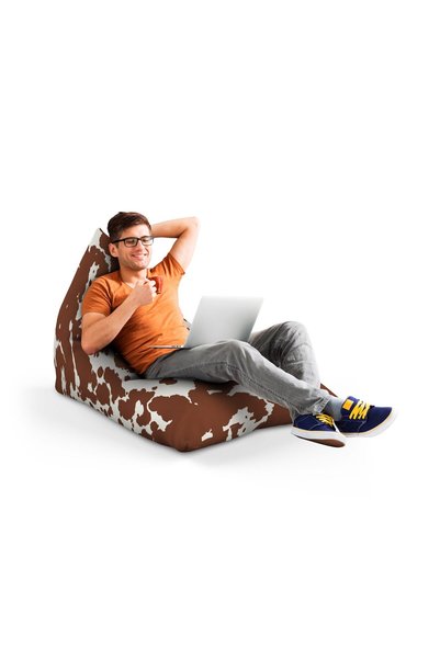 Updeco Fotoliu tip bean bag, impermeabil, pentru interior/exterior, cu sac in...
