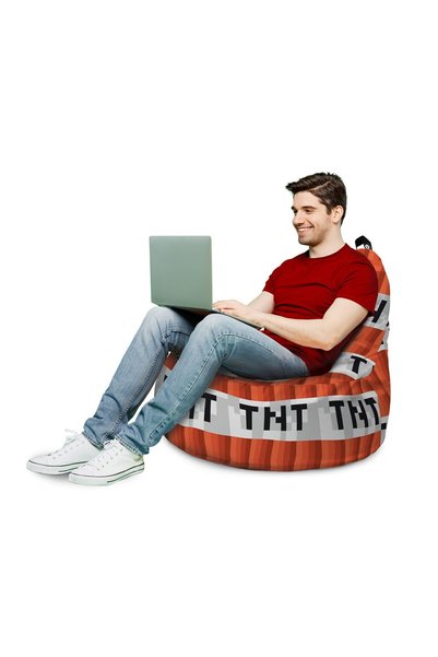 Updeco Fotoliu Puf Bean Bag tip Big Chill, impermeabil, pentru interior/exter...