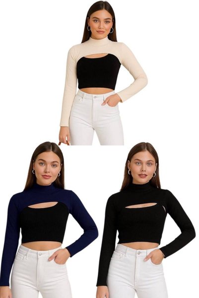ALDAIYR 3 Pcs Neck-Collar Sleeves for Hijab Wear