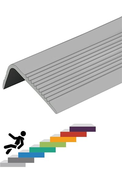GENERAL Stair Leading Edge Protector, Waterproof Anti-Slip Rubber Step Adhesi...