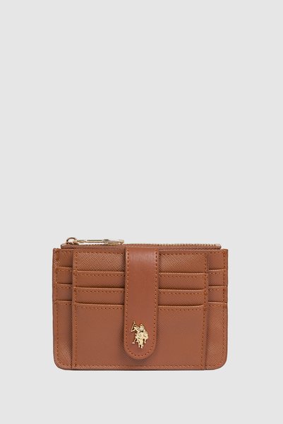 U.S. Polo Assn. محفظة نسائية باللون البني 50330459-VR099