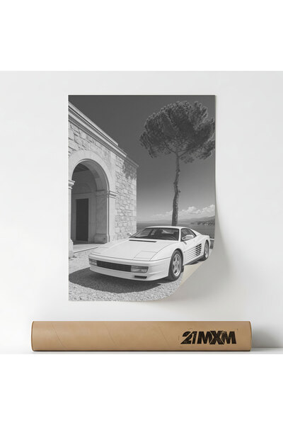 21mxm Poster Decorativ Tematică Automotive & Mediterranean Lifestyle - 'Medit...