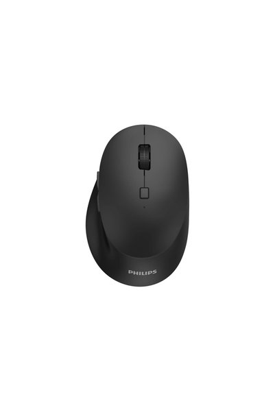 Philips SPK7607B, Siyah, USB Nano 2,4Gh ve Bluetooth Kablosuz, 3200dpi, Optic, 7 Tuşlu, Sessiz Click