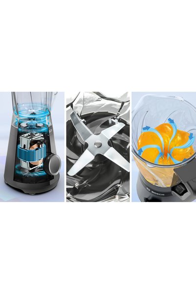 Bosch Seria 4 MMB4151B Blender de masă VitaPower 1200 W Negru
