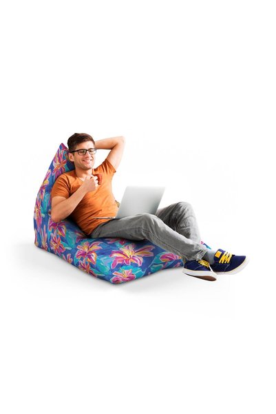 Updeco Fotoliu Puf Bean Bag tip Lounge, impermeabil, de interior/exterior, cu...