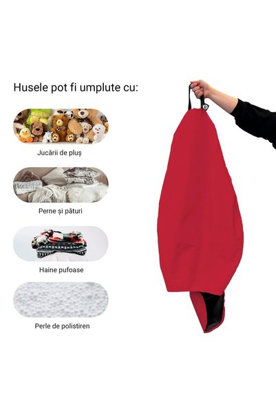 Updeco Husa exterioara Puf Bean Bag tip Para XL Chroma, fara umplutura, imper...