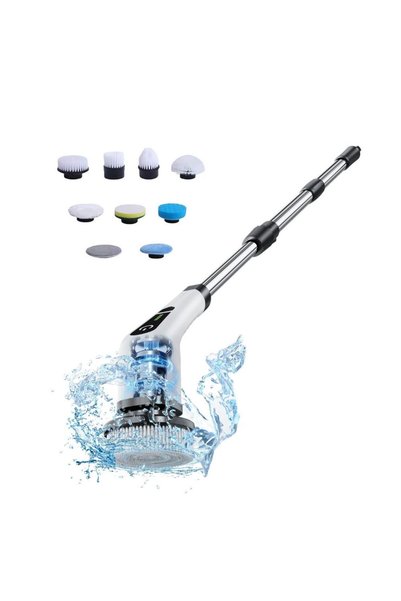FONIX Perie electrică multifuncțională PowerScrub Elite, 9 capete, reglabilă,...