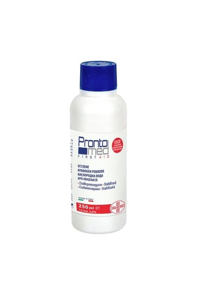 PRONTOMED Apa oxigenata stabilizata 12V, 250 ml, solutie pentru uz casnic si ...