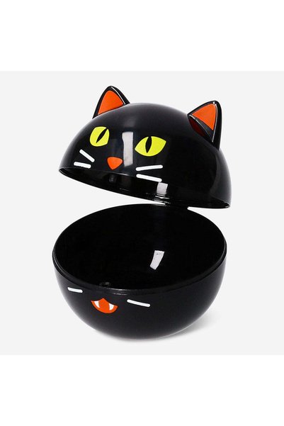 Flying Tiger Copenhagen Kara Kedi Şeklinde Atıştırmalık Kutusu
